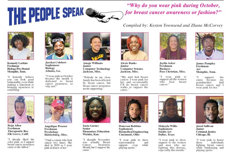 People Speak: Why do you wear pink during October, for breast cancer awareness or fashion?