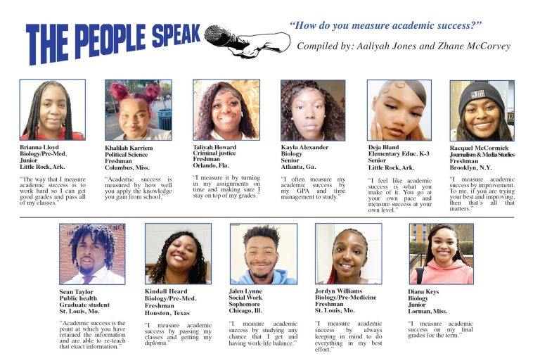 People Speak: “How do you measure academic success?”