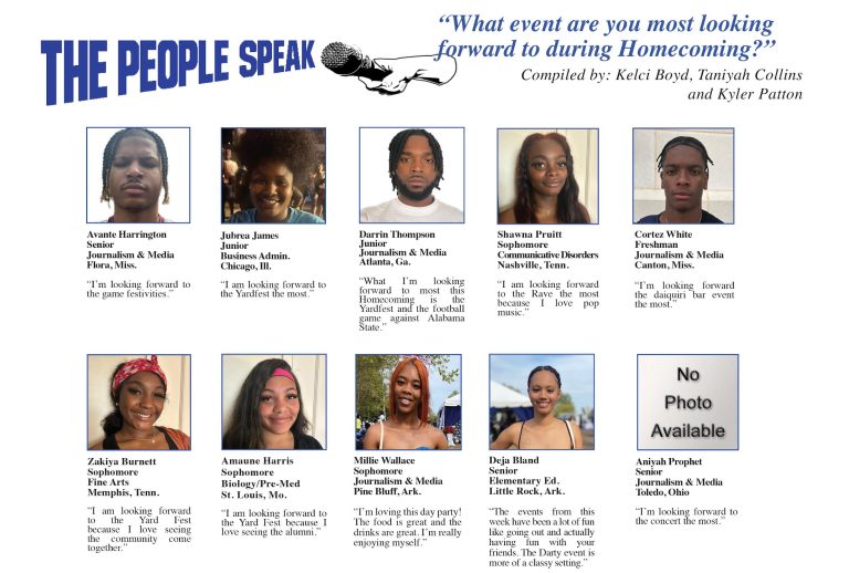 People Speak: What event are you looking forward to during Homecoming?