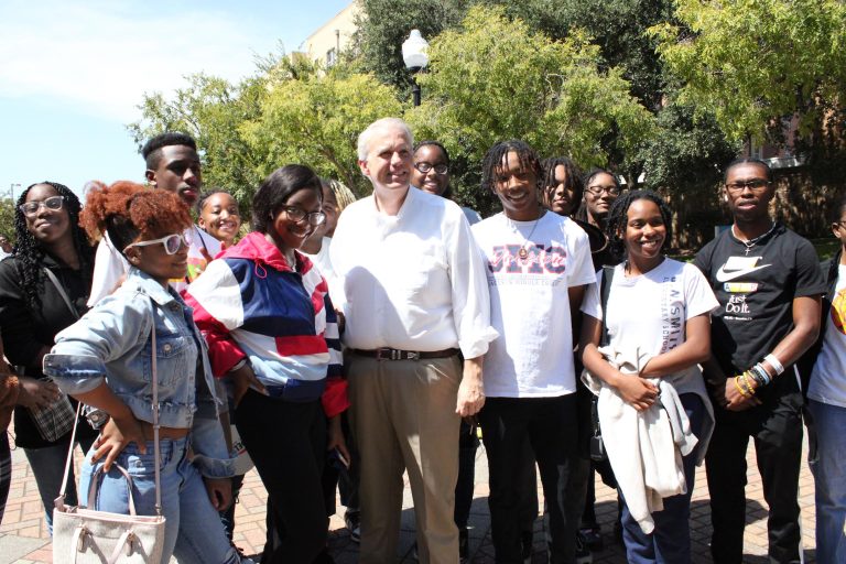 Presley visits Jackson State to campaign and encourage voter registration