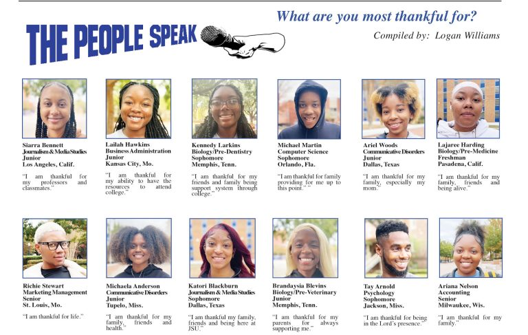 People Speak: What are you most thankful for?