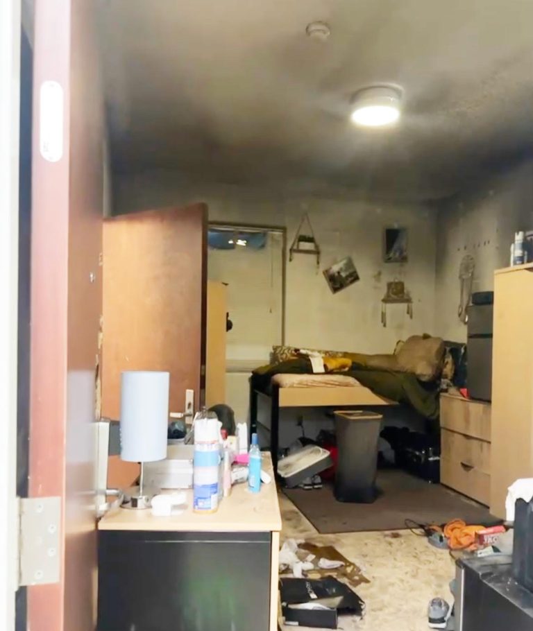 Thirty-nine students forced to relocate after fire damages Transitional Residence Hall