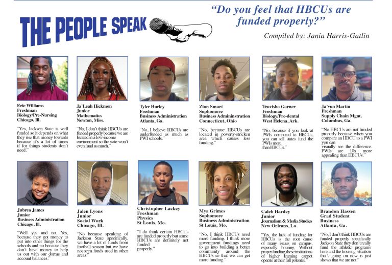 People Speak: Do you feel that HBCUs are funded properly?