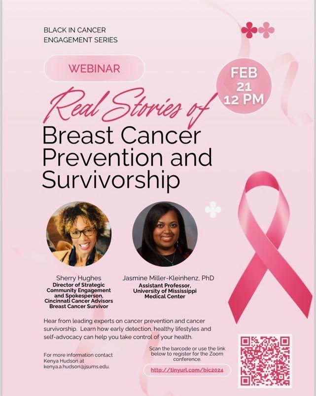 Jackson State holds Real Stories of Breast Cancer webinar