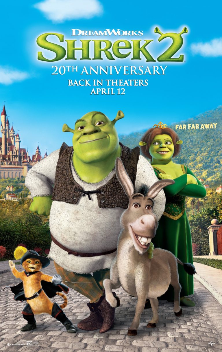 Shrek 2 returns to theaters for 20th anniversary commemoration