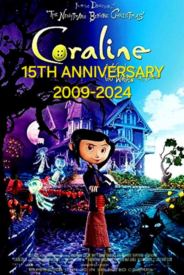 Movie release celebrates Coraline’s 15th anniversary